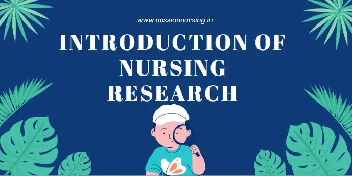 Introduction of Nursing Research