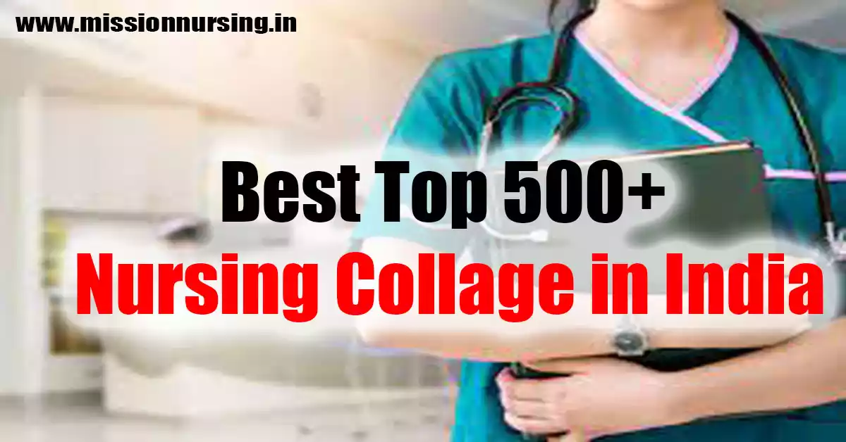 Best Top 500+ Nursing Collage in India
