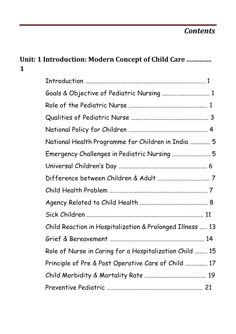 Child Health Nursing Complete guide [300+Pages]